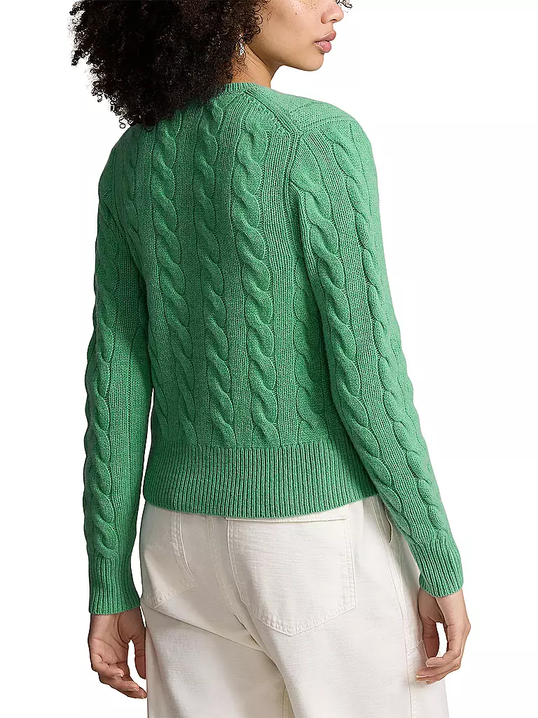 POLO RALPH LAUREN Cardigan Slim Fit grün
