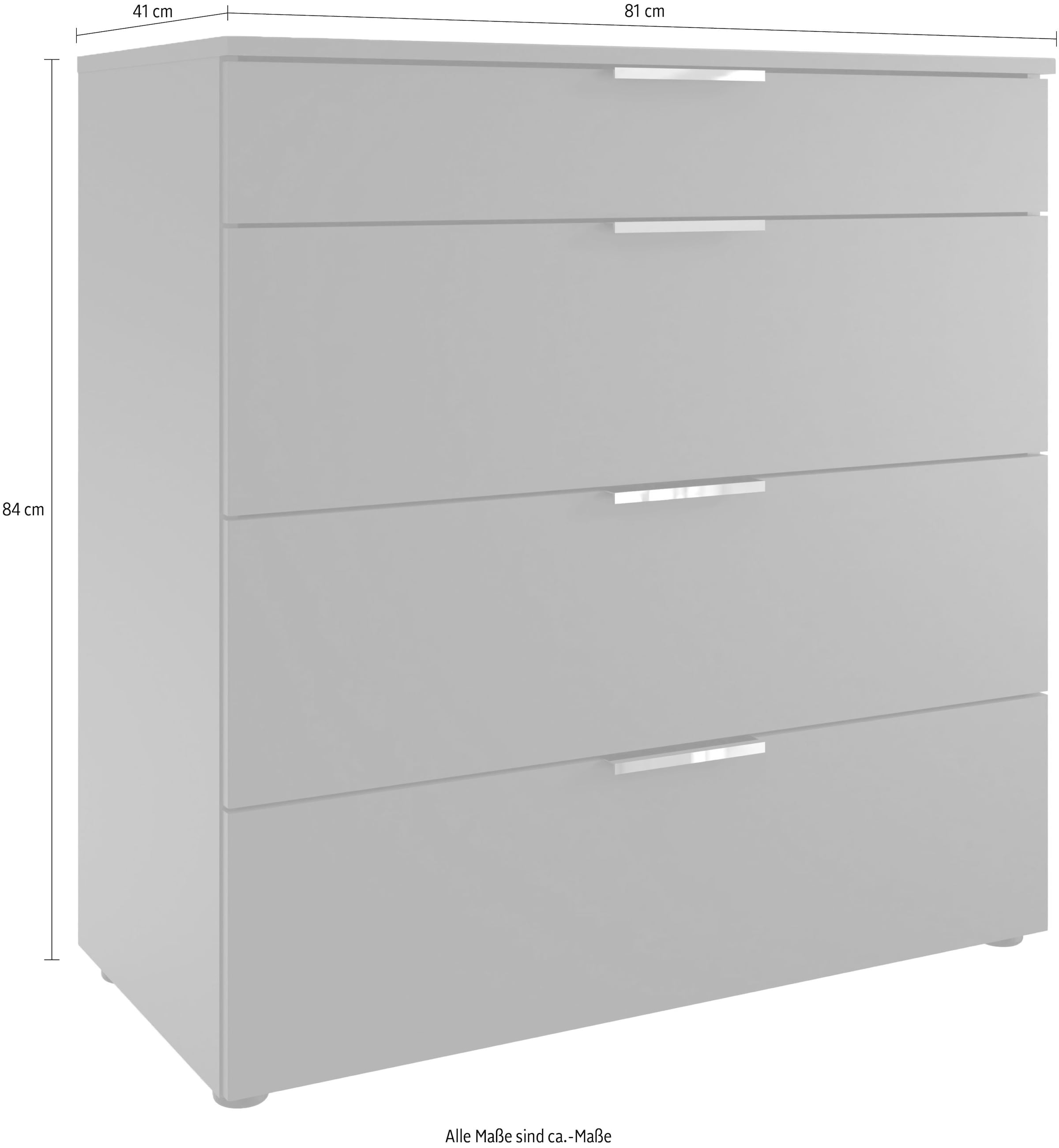 Wimex Schubkastenkommode »Level by fresh to go« 4 Schubladen mit soft-close Funktion, 81cm breit, 84cm hoch