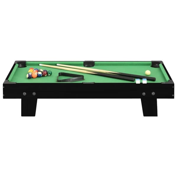 vidaXL Biljardbord mini 92x52x19 cm svart og grønn