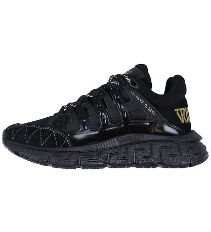 Versace Sneakers - Calf Lea - Blåck/Gold