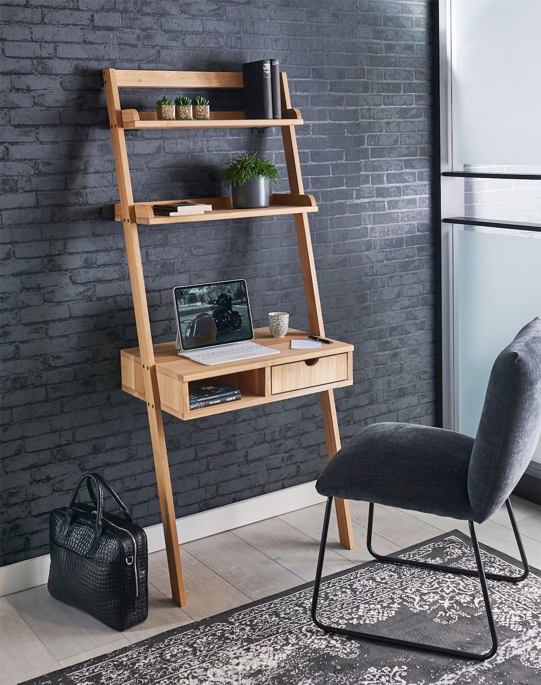 CASAVANTI Schreibtisch MAX Eiche massiv