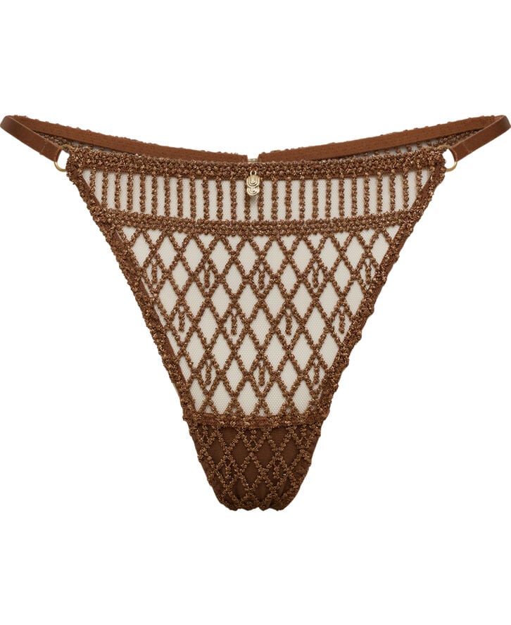 Aubade TANGA STARDUST Amber gold