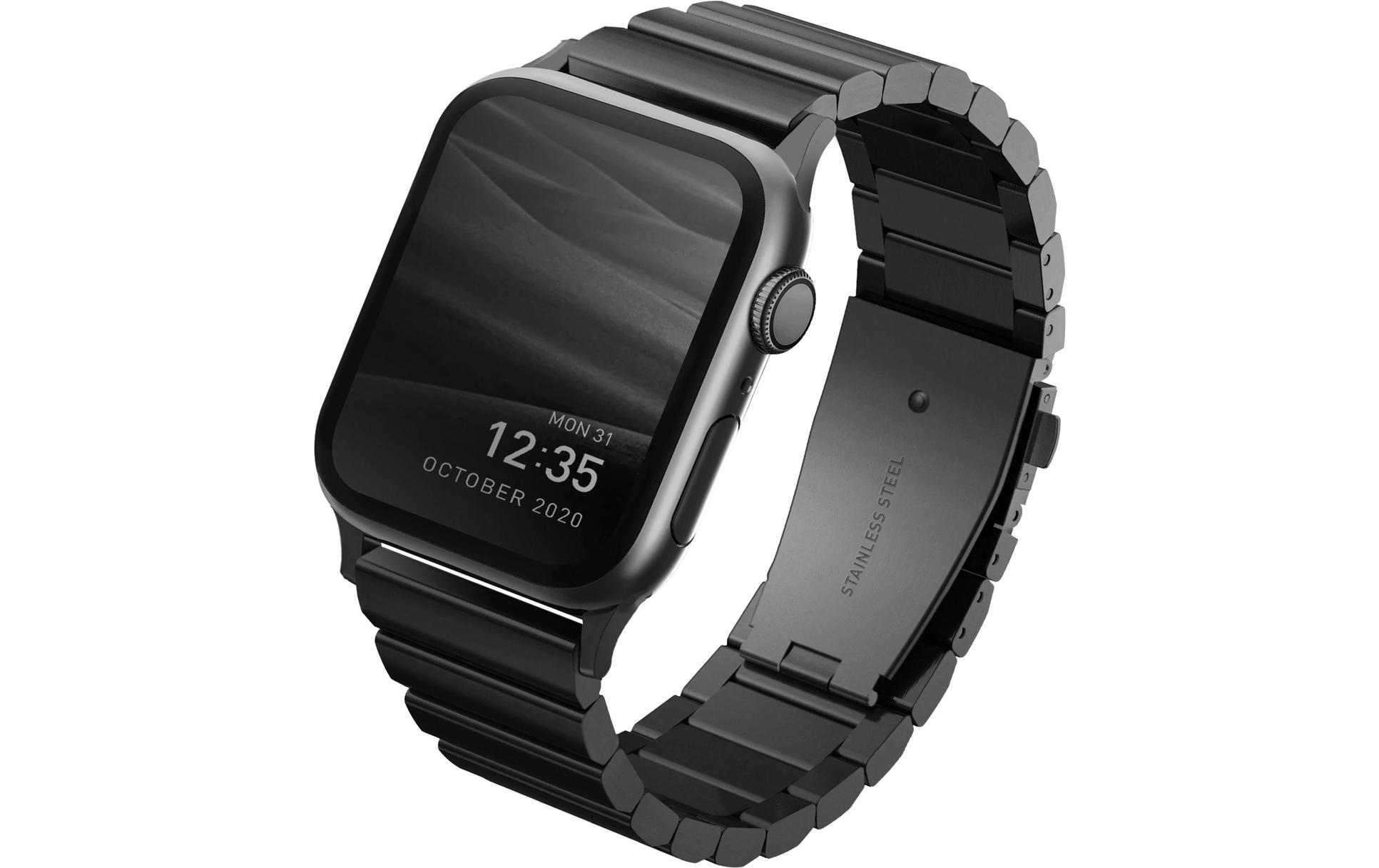 Armband Strova Mag für Apple Watch 49/46/45/44 mm SchwarzPassend zur Apple Watch 49/46/45/44 mm