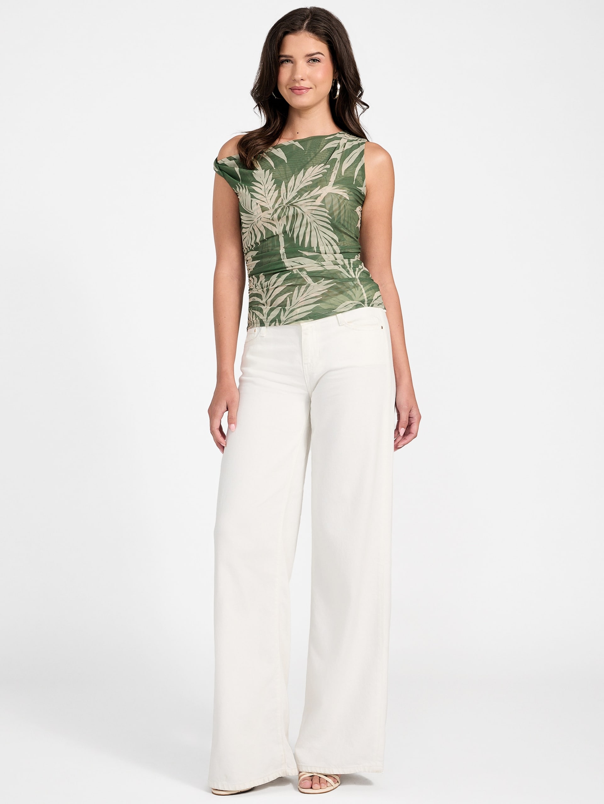 Blusa Eco Mirin com ombros à mostra