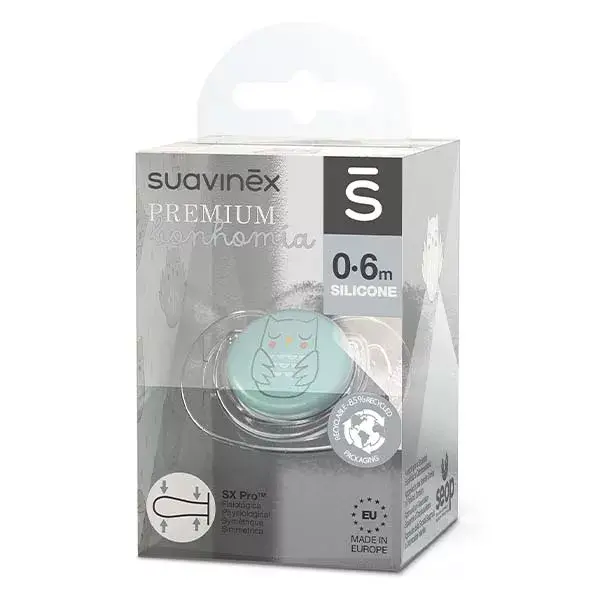 Pirulito Simétrico Suavinex Bonhomia SXPro 0-6m Verde