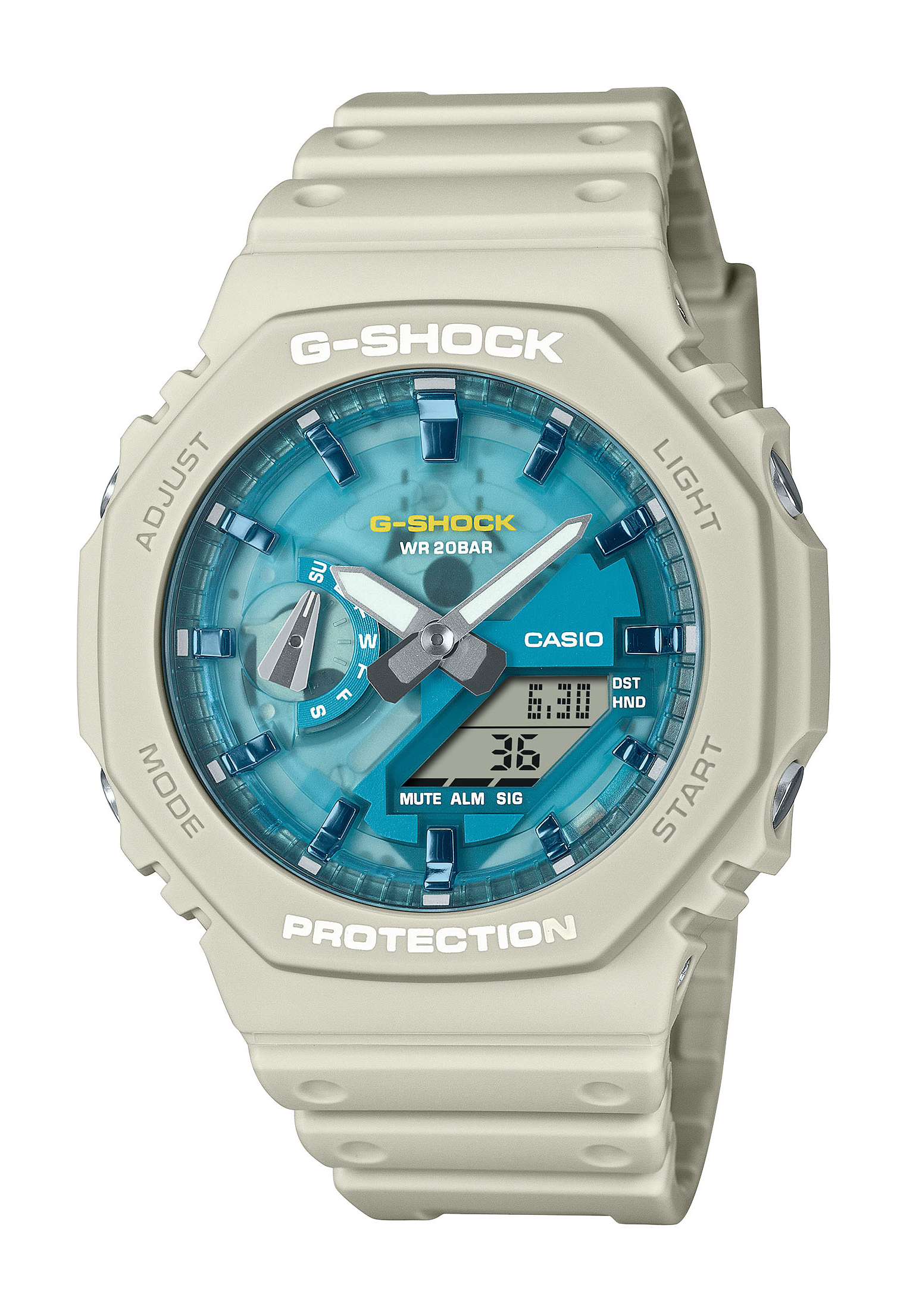 Casio G-SHOCK GA-2100 Classic Blau GA-2100AS-5AER