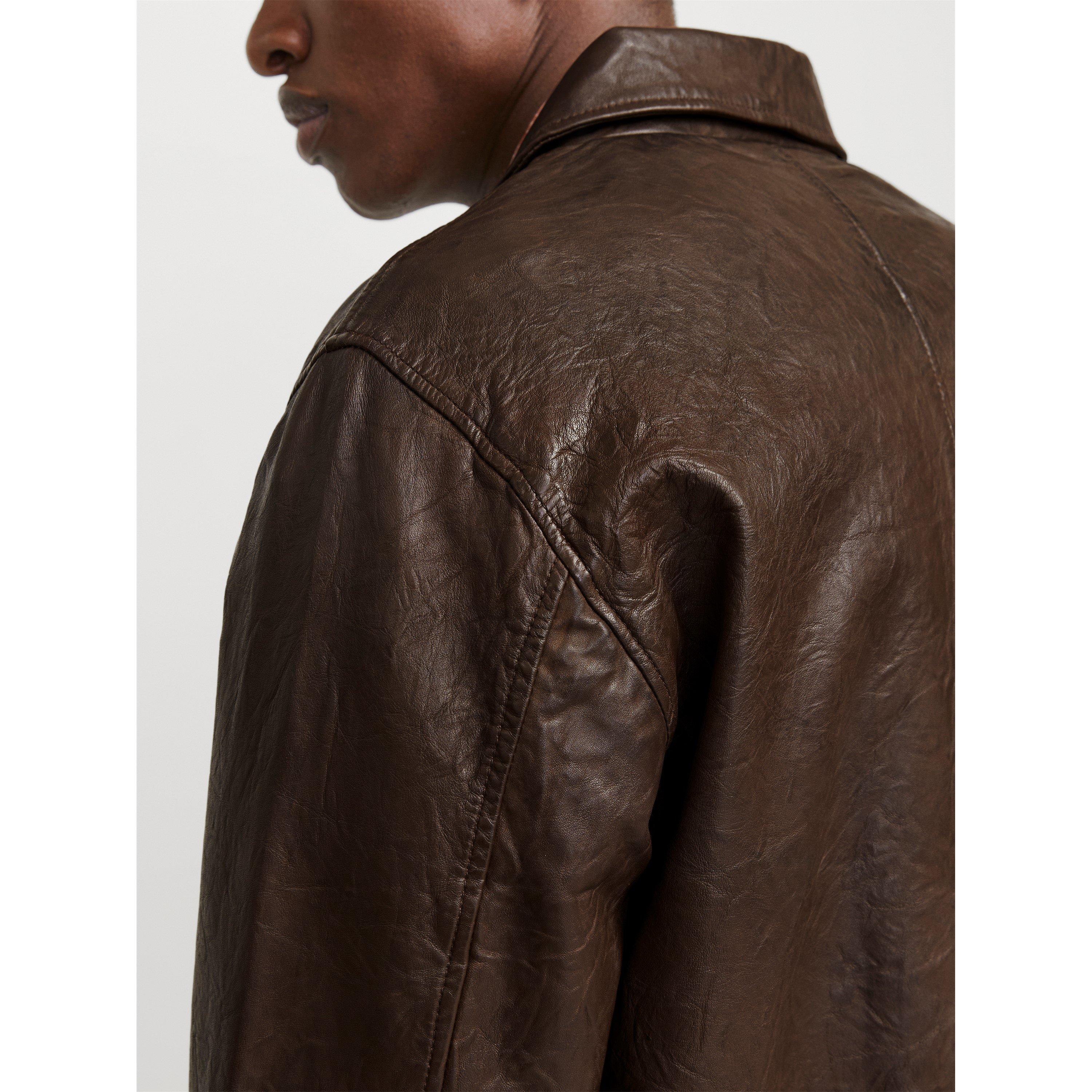 Jack and Jones Leather Jkt Sn99