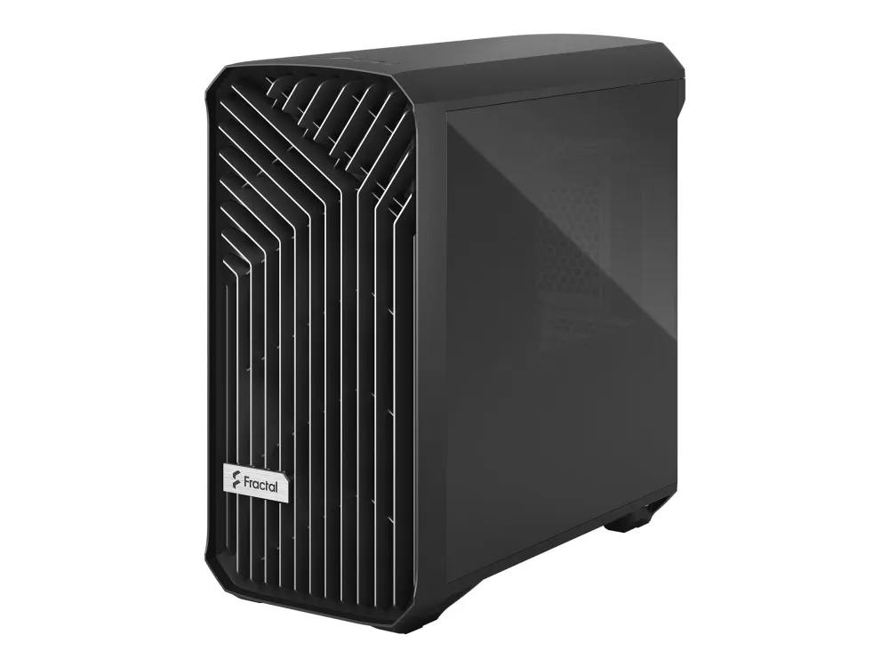 Fractal Design Torrent Compact - Tower - udvidet ATX - ingen strømforsyning (ATX) - sort TG mørk tone - USB/Lyd