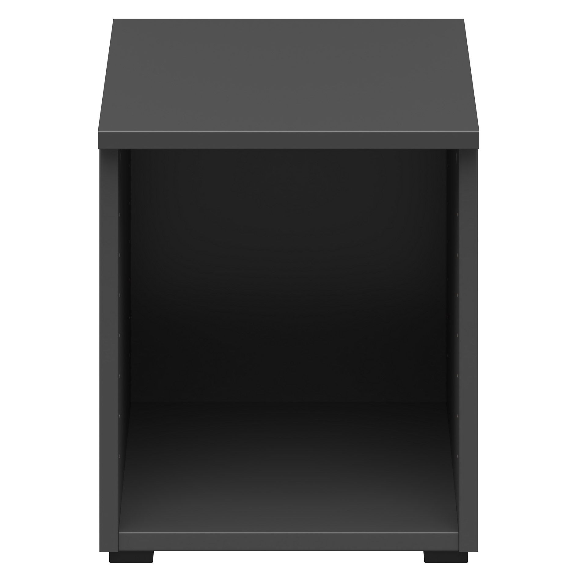 Aufsatzelement - auch hängend verwendbar - anthrazit - Breite 30 cm