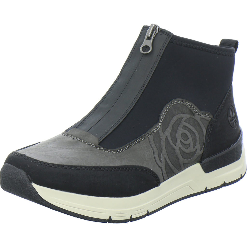 Rieker Stiefel Damen Schwarz-kombi