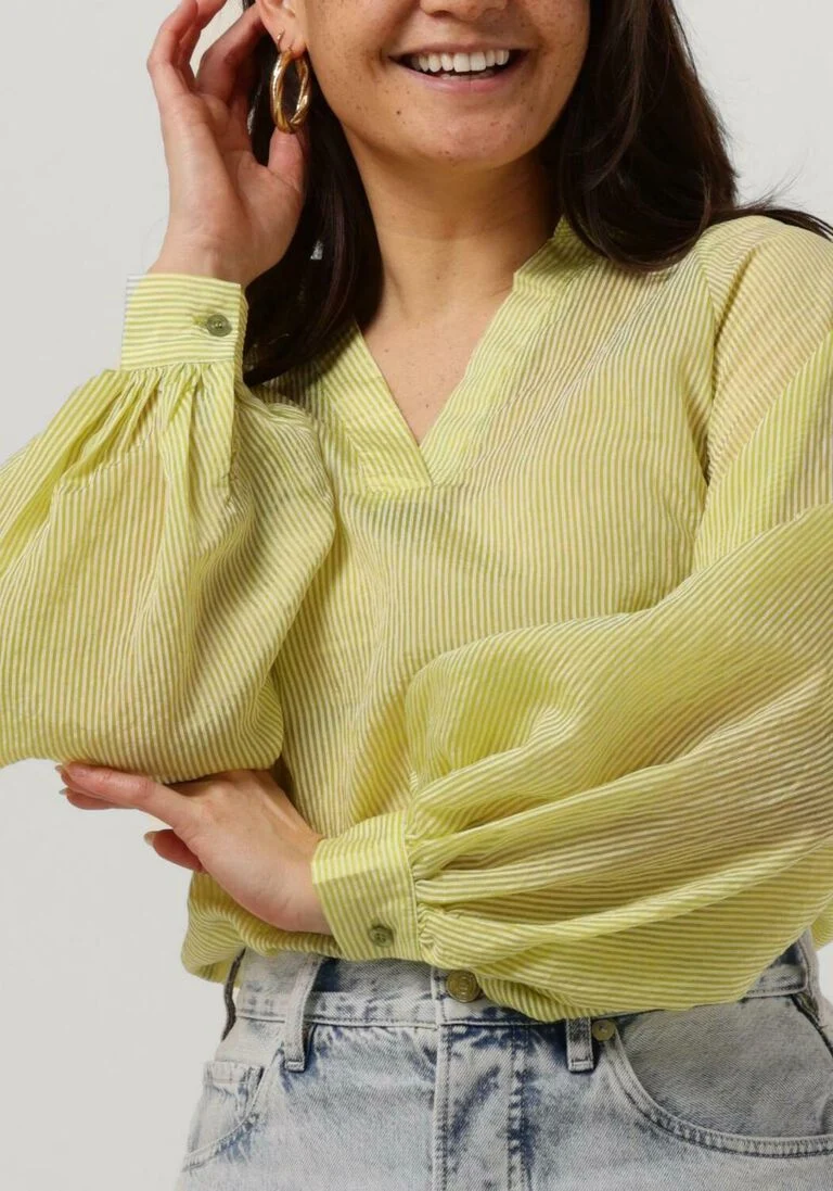 YDENCE lime ydence blouse blouse mara