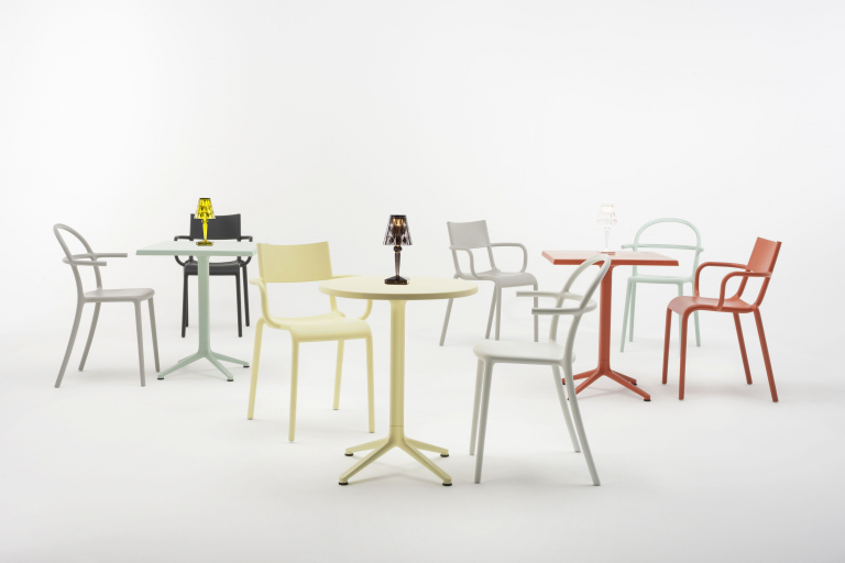 Kartell Generic A tuinstoel zwart