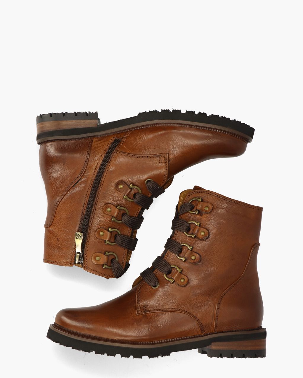Everybody 11682 Cognac Dames Veterboots