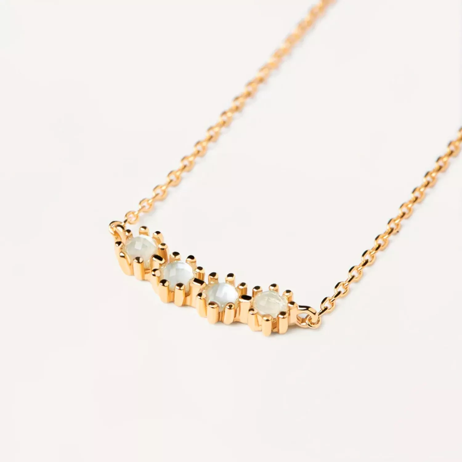 PDPAOLA Blue Tide Halskæde 18 kt. Forgyldt Sølv CO01-367-U