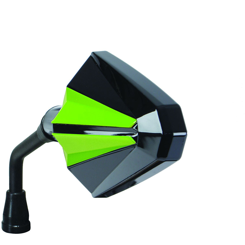Chaft - Rétroviseur Glory Noir Mat / Vert