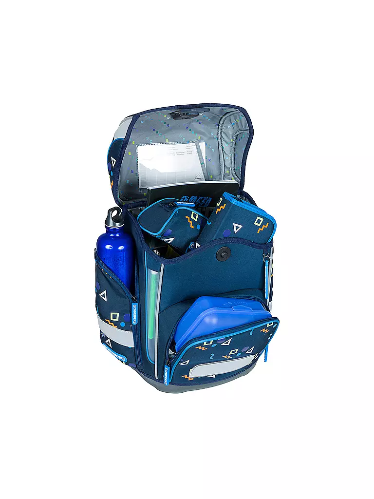 SCHNEIDERS Schultaschen Set Ergolite 9tlg Level One dunkelblau