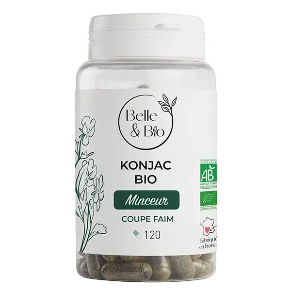 Belle & Bio Orgânico Konjac 120 cápsulas
