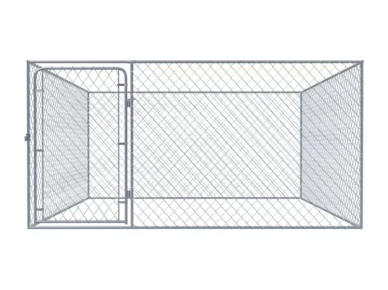 Chenil extérieur cage enclos 200 x 200 x 100 cm 02_0000471