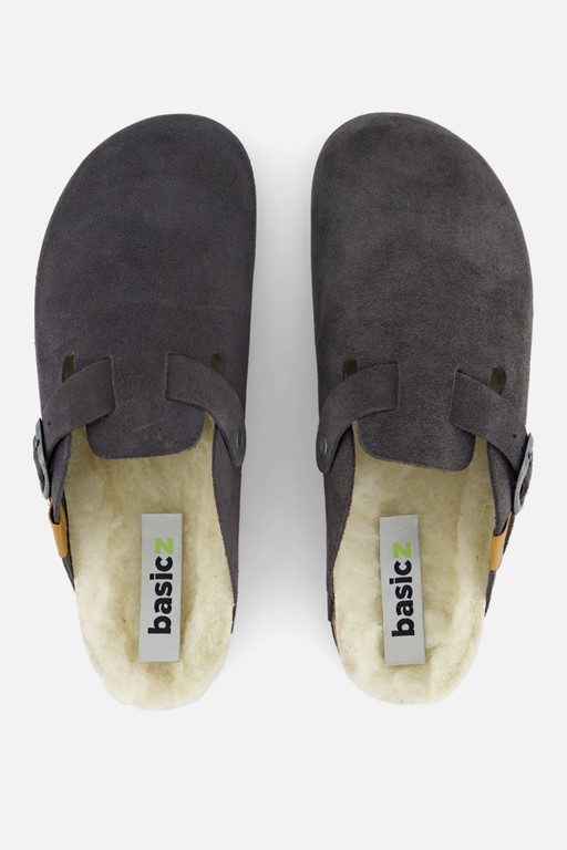 Basicz Instappers grijs Suede
