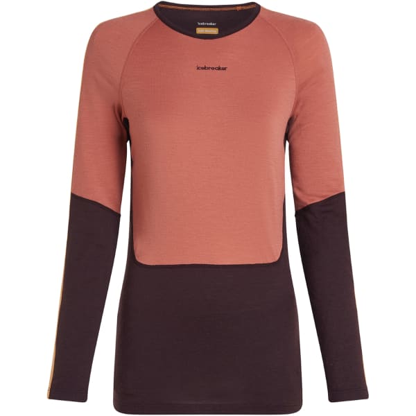 T-shirt thermique ICEBREAKER W MERINO 200 SONEBULA LS CREWE BIT/CED/FELD/CB