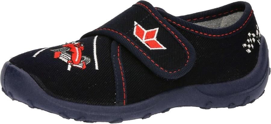 Comfortabele jongens pantoffels met klittenbandsluiting