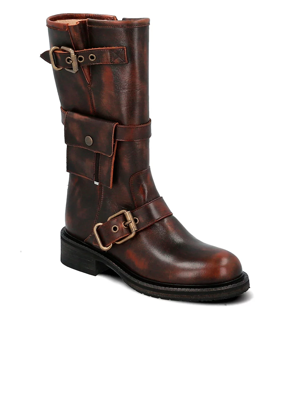 MI BOTTE VERANA CUIR MARRON