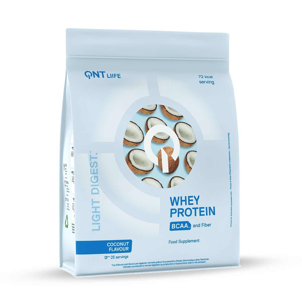 QNT Light Digest Whey Protein<br>500 g, Coconut