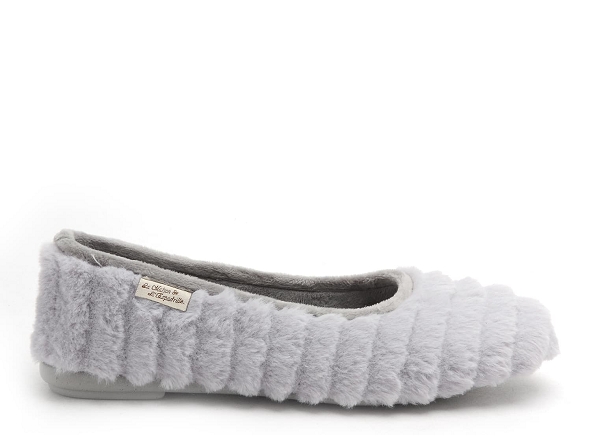 La maison de l espadrille chaussons femme 6053 4 gris