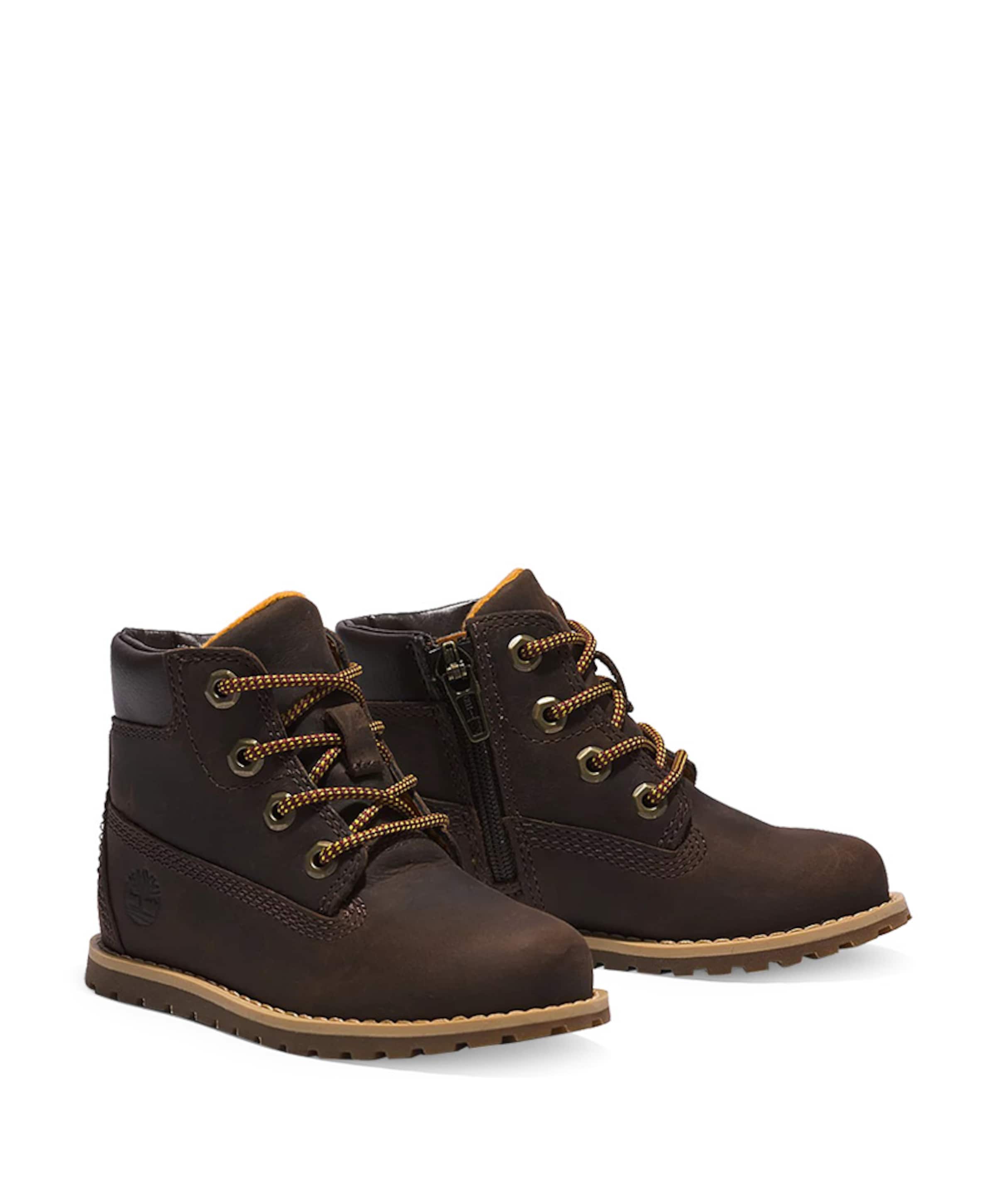 Timberland Pokey pine 6In jongens veterschoenen bruin