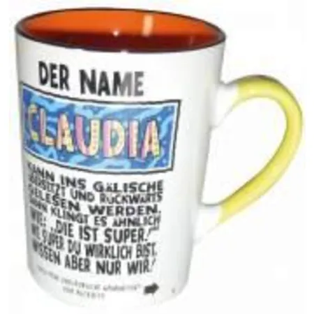 Depesche Weltbester Becher mit Name Claudia