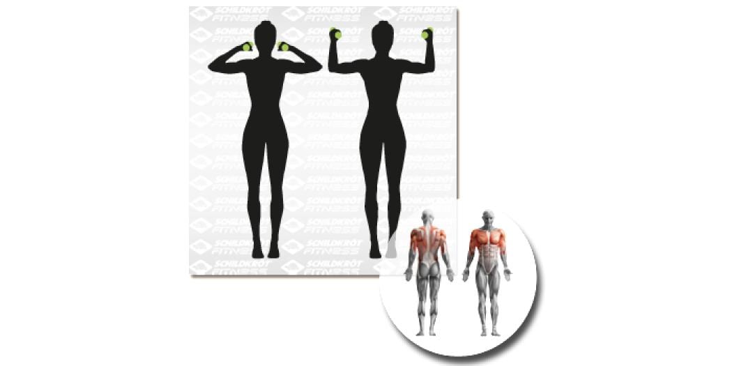 Schildkröt Fitness Kurzhantel-Set Vinyl 2.0 kg 2 Stück à 2.0 kg, anthrazit