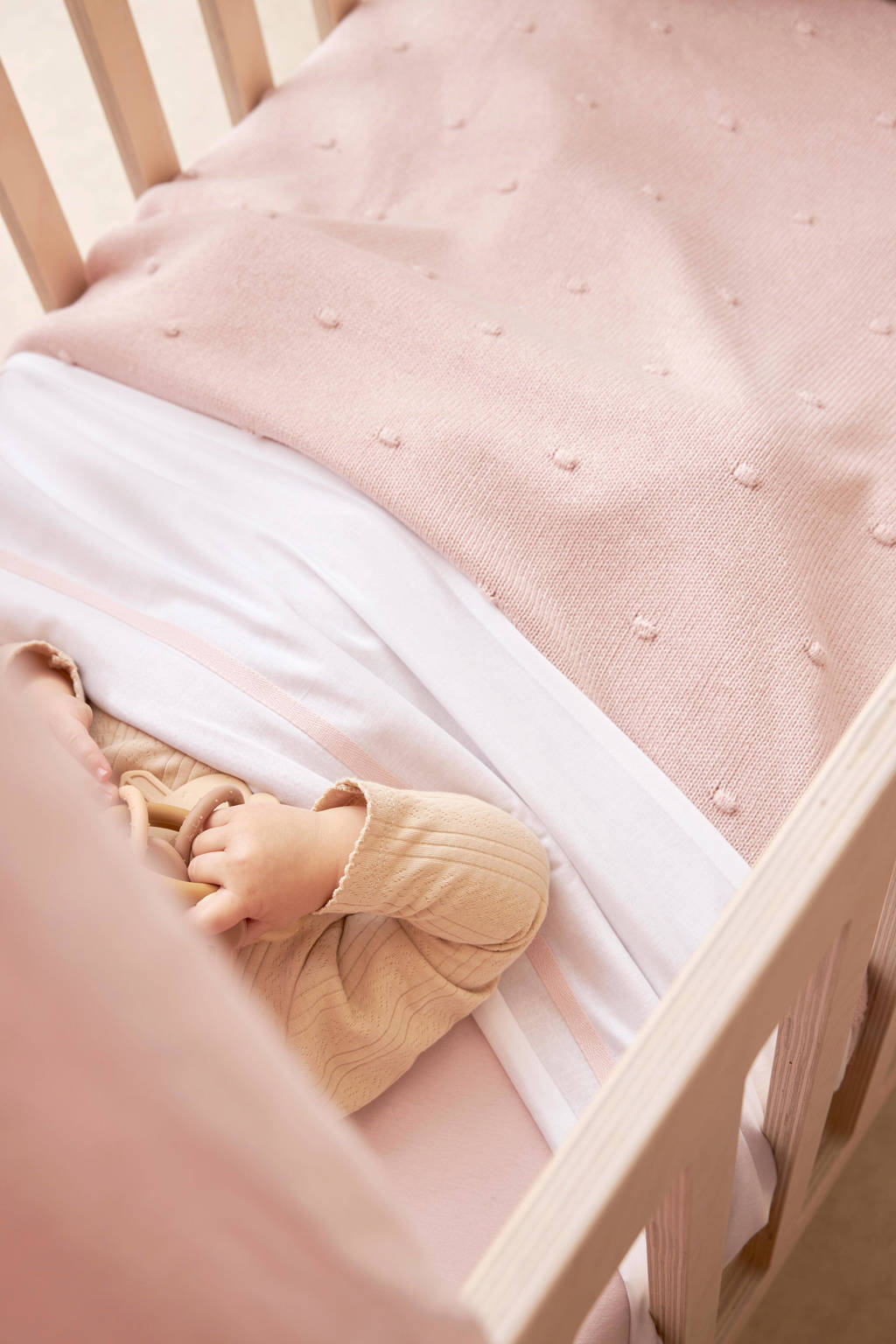 baby ledikantlaken Bies 100x150 cm Soft Pink