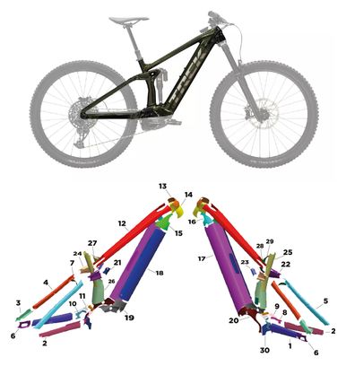 TREK RAIL ALU GEN 2 2020 - L - MAT