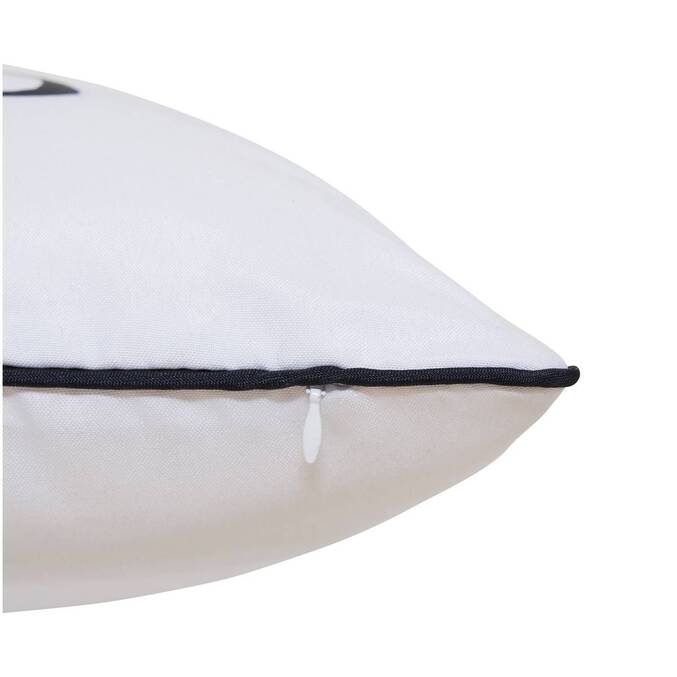 Housse de coussin d'extérieur carré NOLAN Blanc