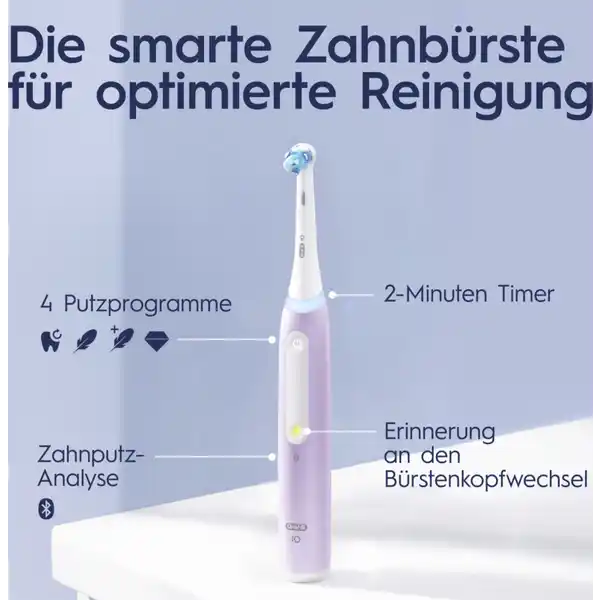 Elektrische Zahnbürste iO Series 4 mit Reiseetui Lavender