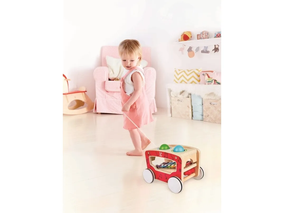 Hape Pull along activity wagon