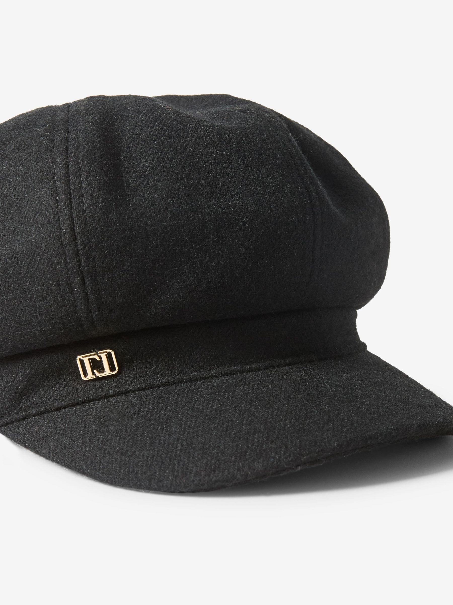 Zwart - Lipsy - Baker Boy muts