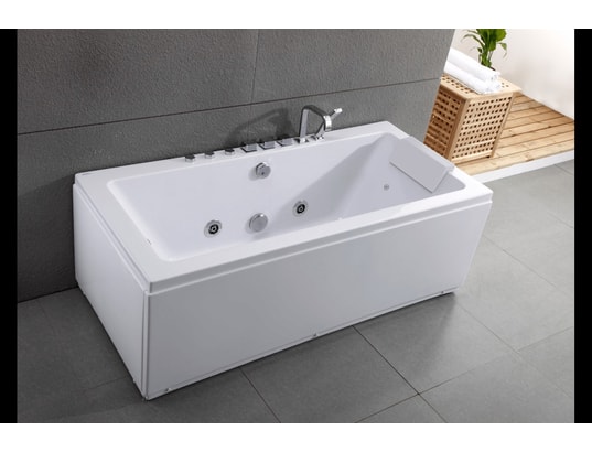 SPALINA - Baignoires balnéo sikinos white jets l170 x l78 x h60 cm
