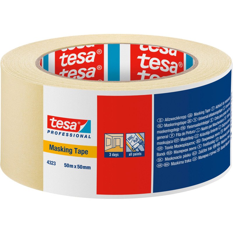 Ruban de masquage Tesa - 50 mm x 50 m