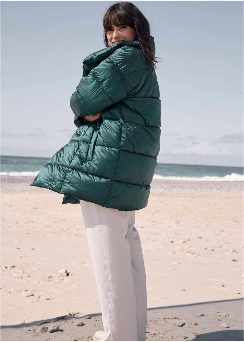 Veste matelassée brillante