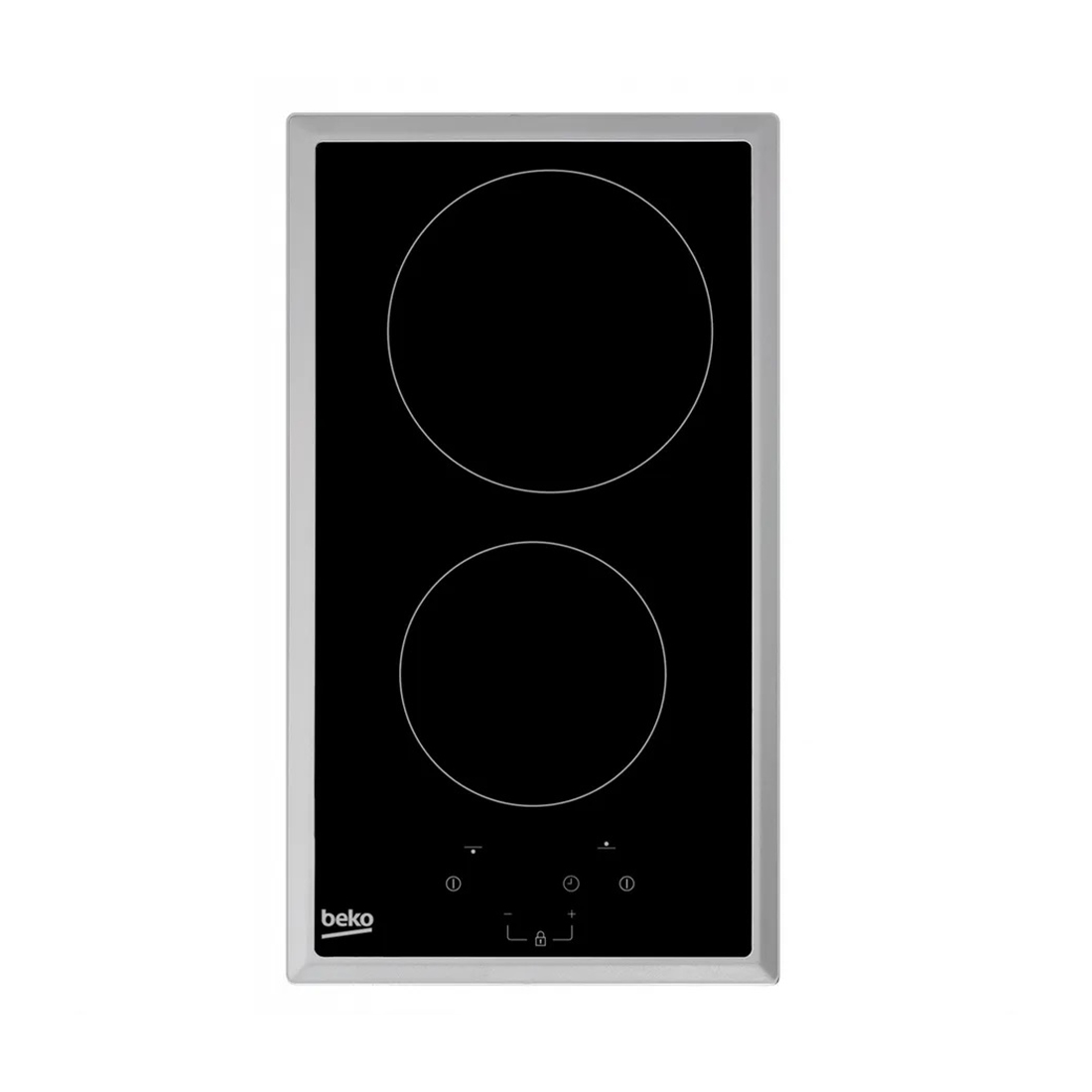 beko HDMC 32400 TX Glaskeramik-Kochfeld mit Rahmen 30cm