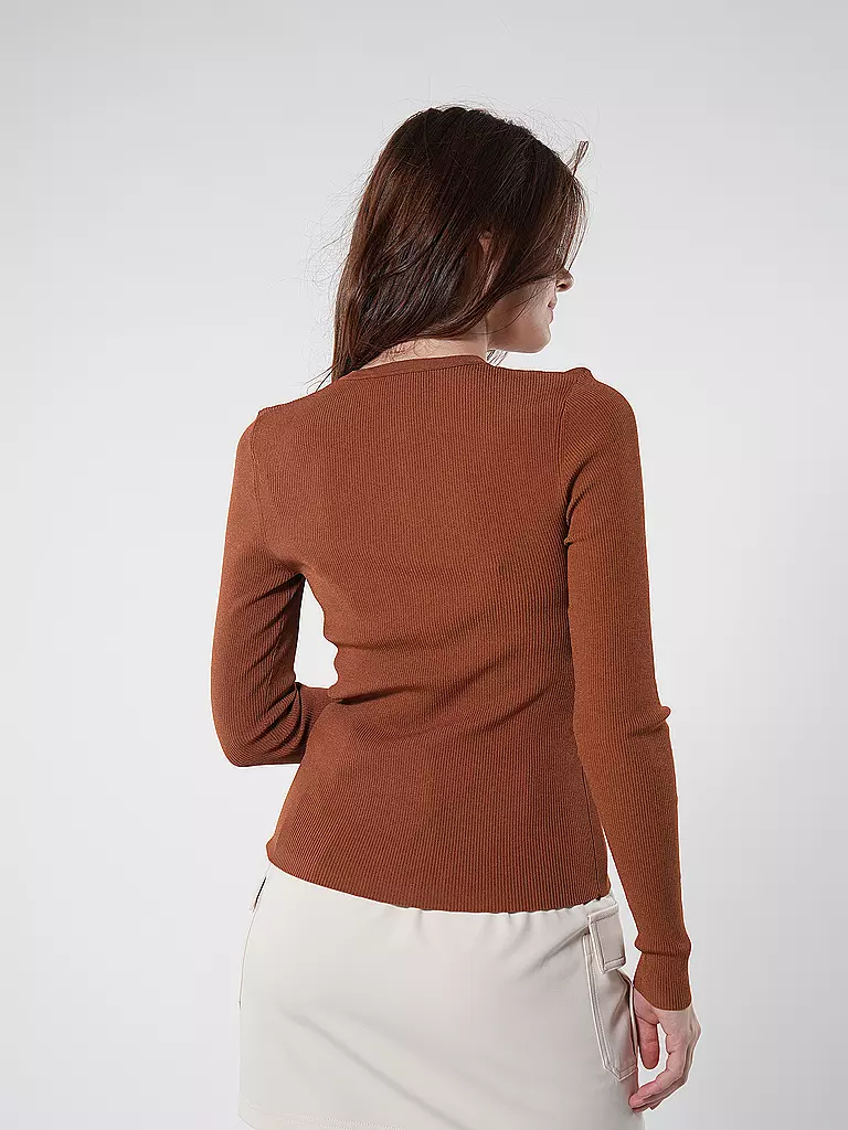 TORY BURCH Langarmshirt camel