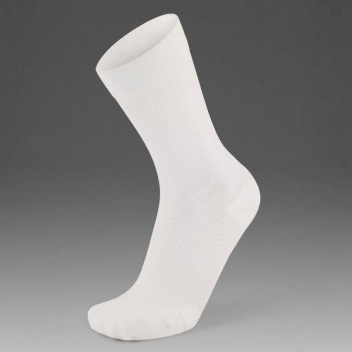 2XU Unisex Strømper Vectr Reflective Crew Socks Hvid