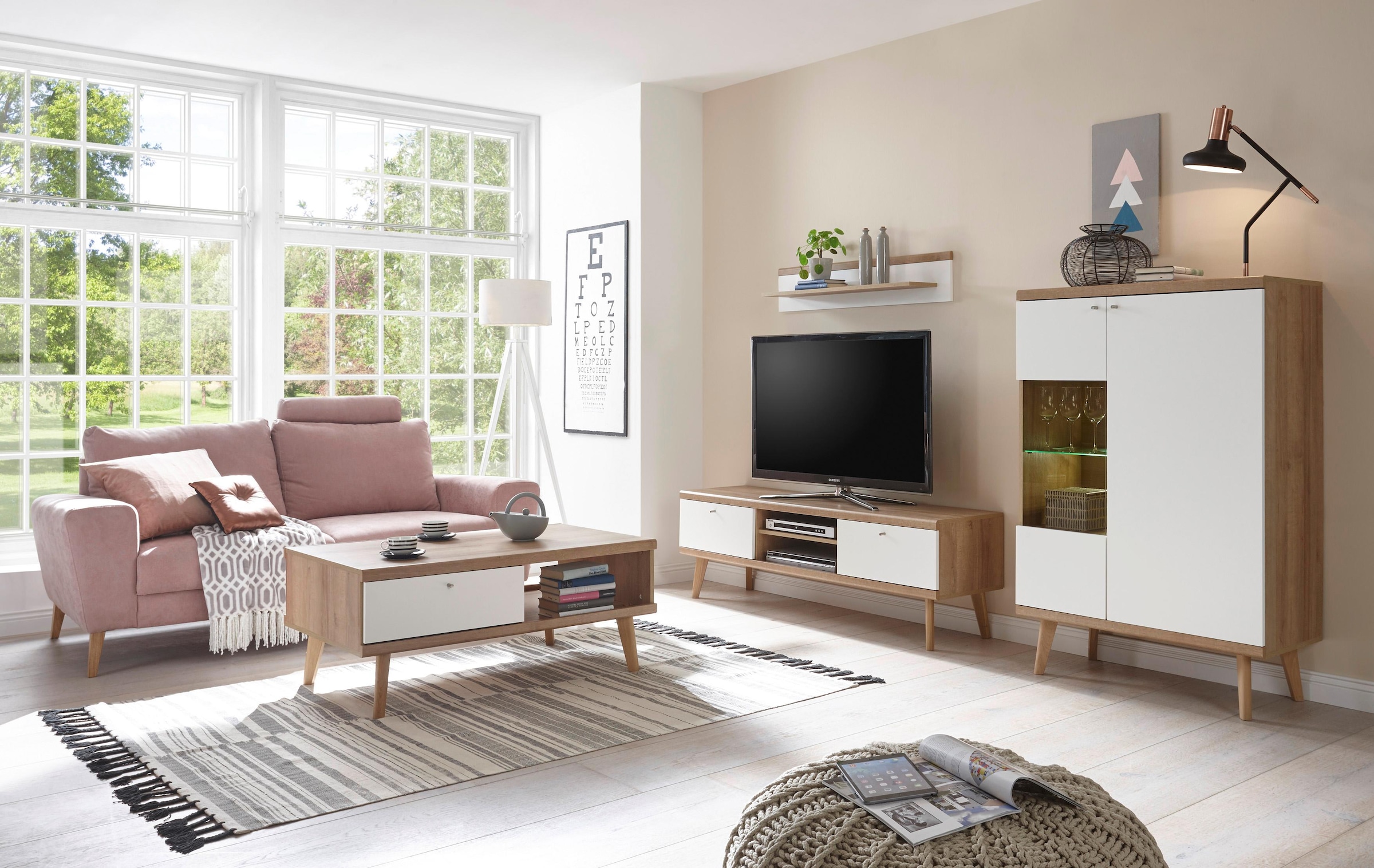 andas Couchtisch »Merle« Scandi Design, Höhe 46 cm