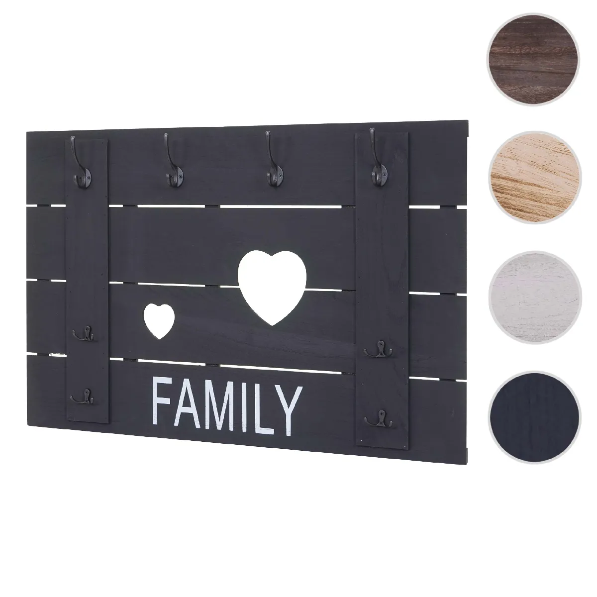 Mendler Portemanteau C89 Family Gris Shabby