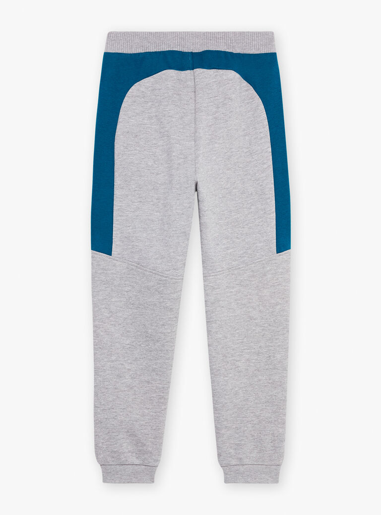 Jogging gris et bleu marine