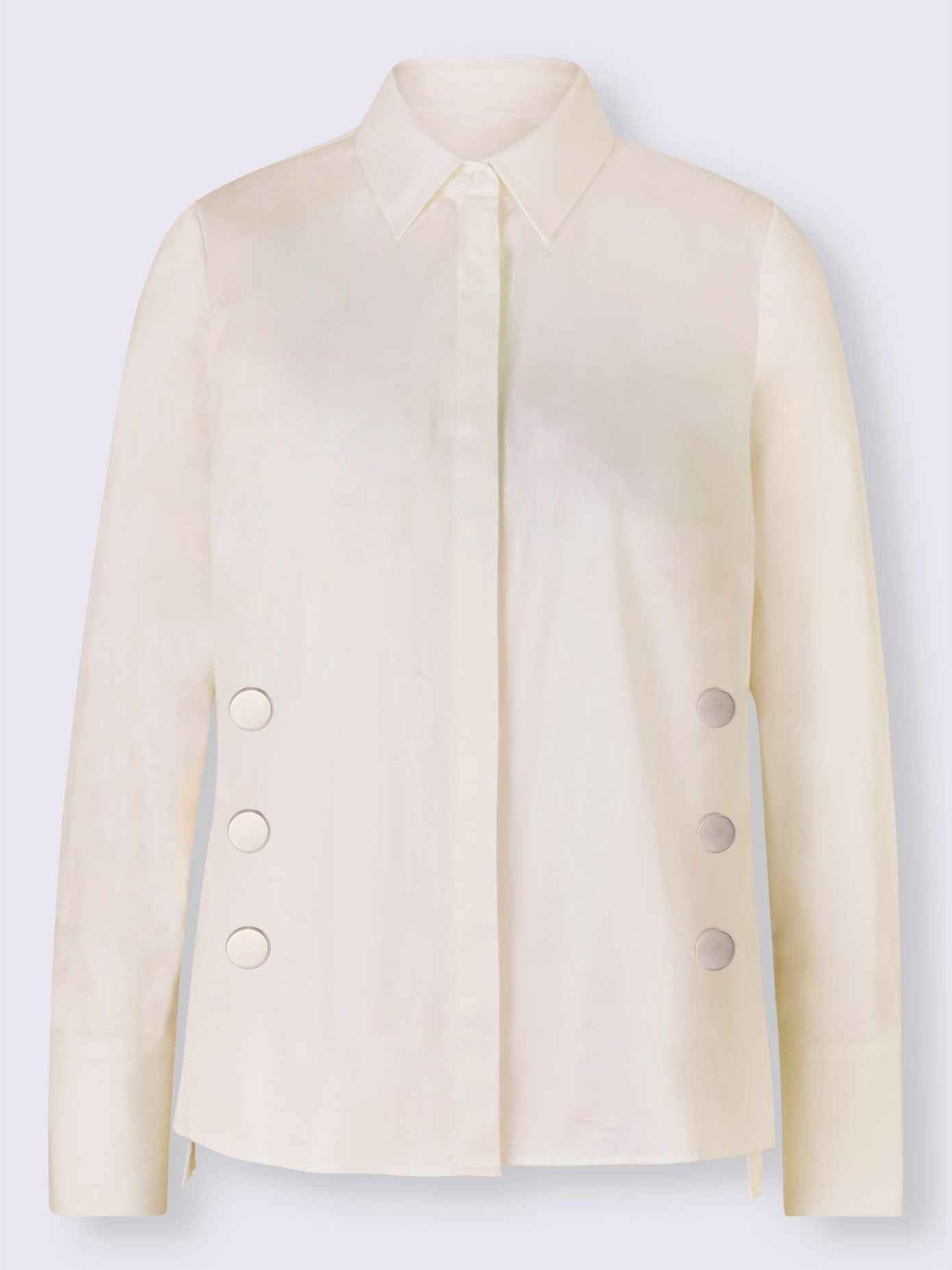 Chemisier patte de boutonnage invisible
