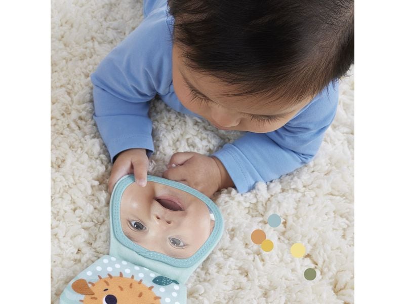 Fisher-Price 2-in-1 Bauchlage Otter Plüschspielzeug mit 2 Spielmöglichkeiten