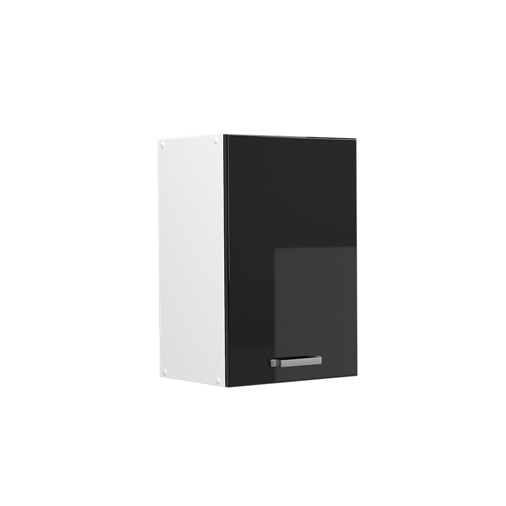 Vicco Hängeschrank Küchenschrank R-Line Solid Weiß Schwarz 40 cm modern