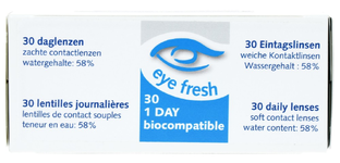 Eye Fresh -1.25 Zachte Daglenzen 30ST
